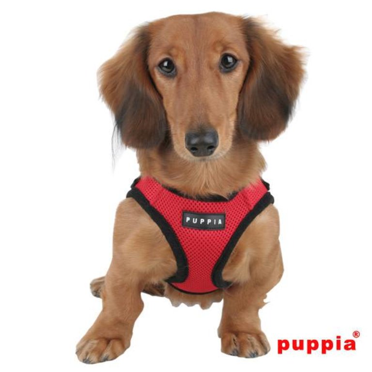 Harnais Puppia Soft Harness B Rouge