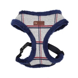 Puppia Harnais Puppia Winter A Scholastic Bleu