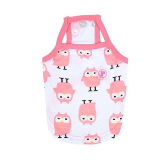 Puppia T-Shirt Pinkaholic Baby Owl Pink