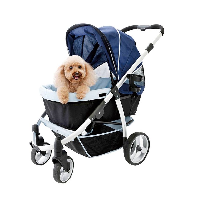 Innopet EXCLU WEB - Poussette Innopet Buggy Retro Bleu Marine