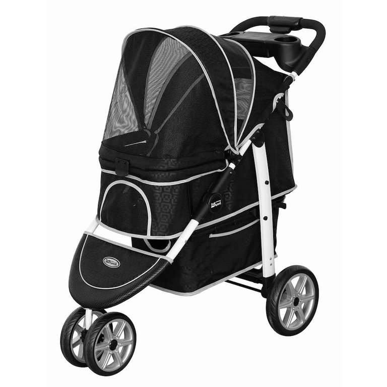 Innopet EXCLU WEB - Poussette Innopet Buggy Monaco & Raincover Noir Geometric