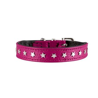 Hunter Collier Hunter Capri Mini Star Framboise & Noir Hunter Collier Hunter Capri Mini Star Framboise & Noir