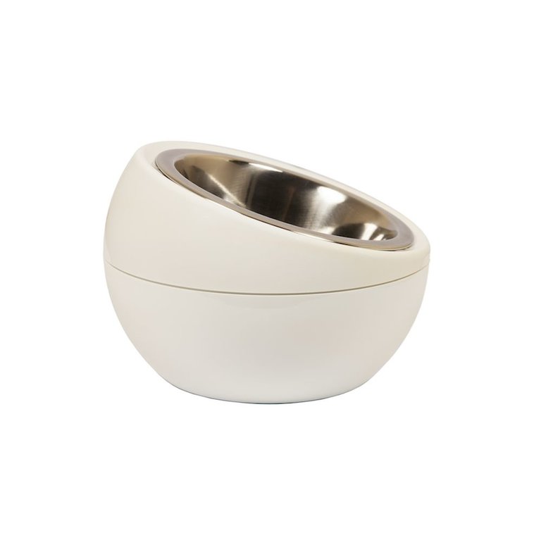 Hing Designs Gamelle Hing Design Dome Bowl Blanc Small