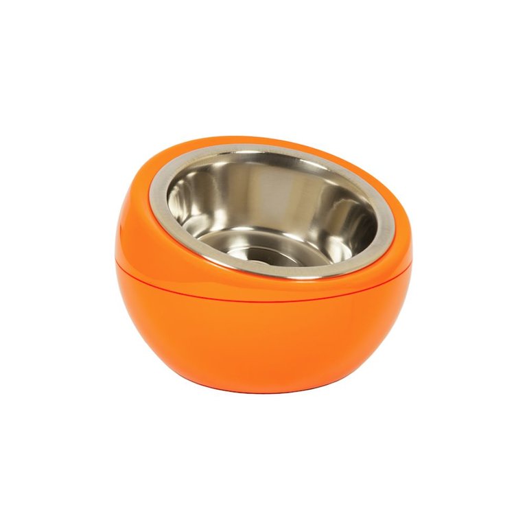 Hing Designs Gamelle Hing Design Dome Bowl Orange Small