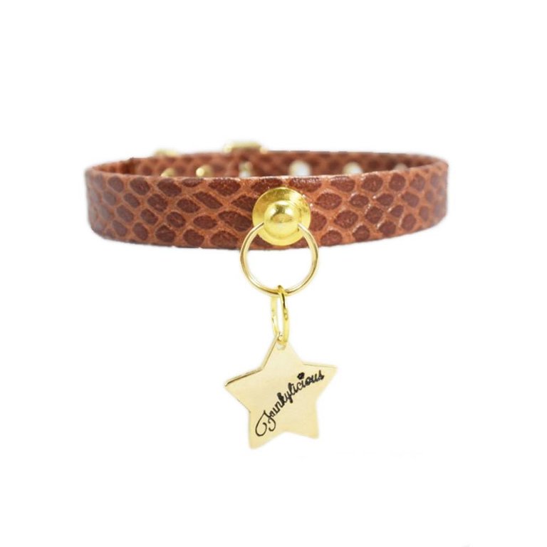 Funkylicious Collier Funkylicious Snake Chocolat