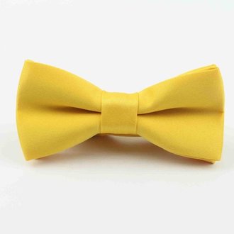 The Toutou Noeud de Papillon en Soie Jaune The Toutou Noeud de Papillon en Soie Jaune