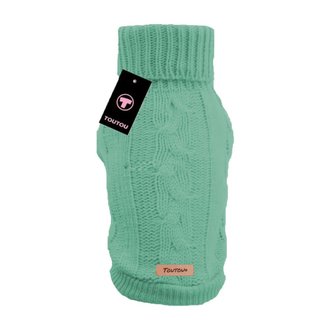 Pull en Laine Tricot Vert d'eau