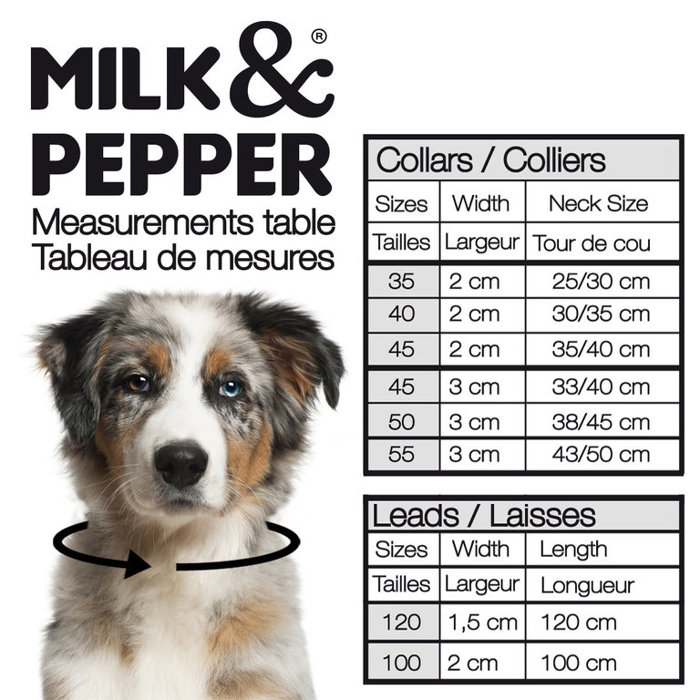 Milk & Pepper Collier Milk & Pepper Quartz Noir