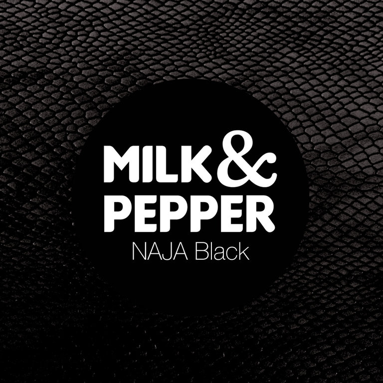 Milk & Pepper Laisse Milk&Pepper Naja Noir