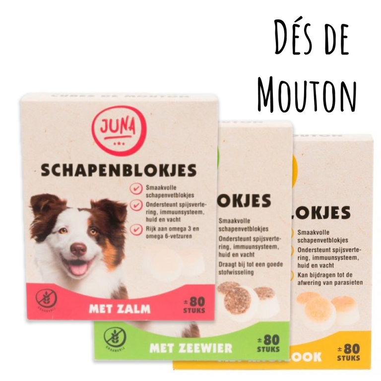 Snack 100% Naturel Juna Dés de Mouton