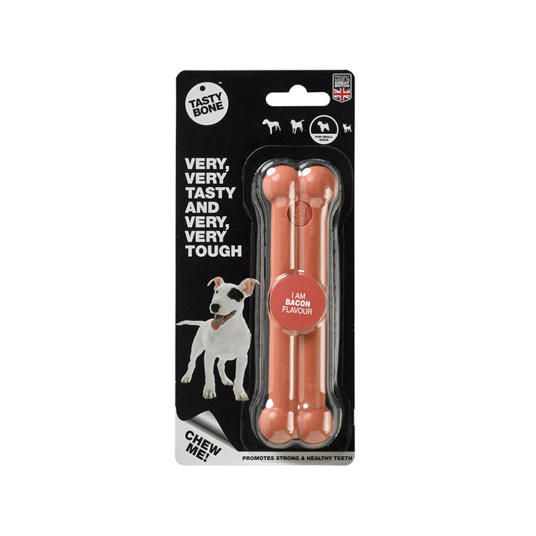 Jouet Dentaire Tasty Bone Nylon Bacon