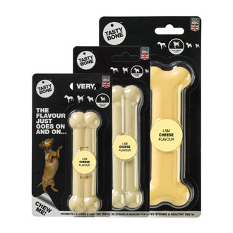 Jouet Dentaire Tasty Bone Nylon Fromage
