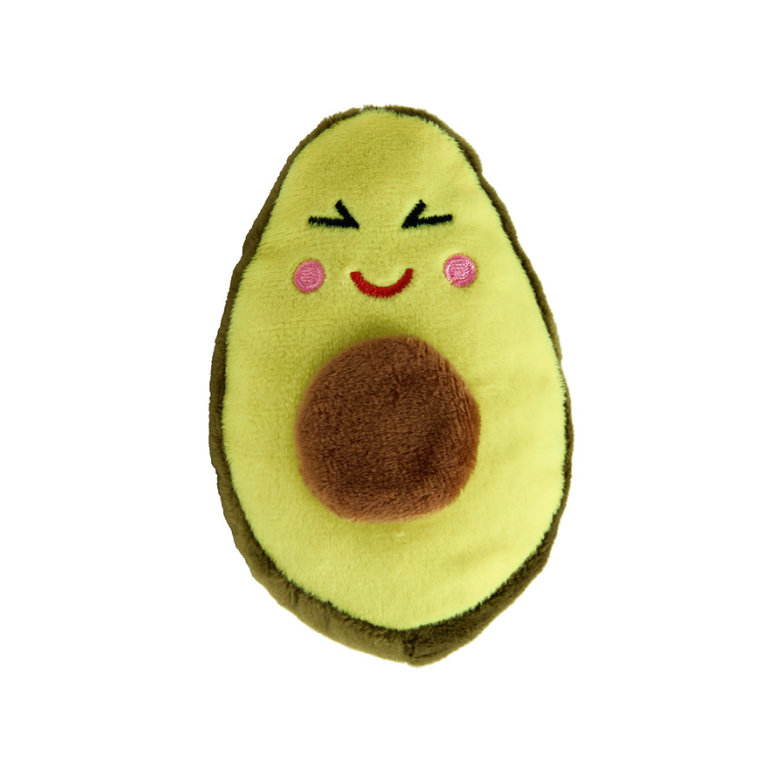 The Toutou Jouet Peluche Toutou Veggie Avocat Jaune