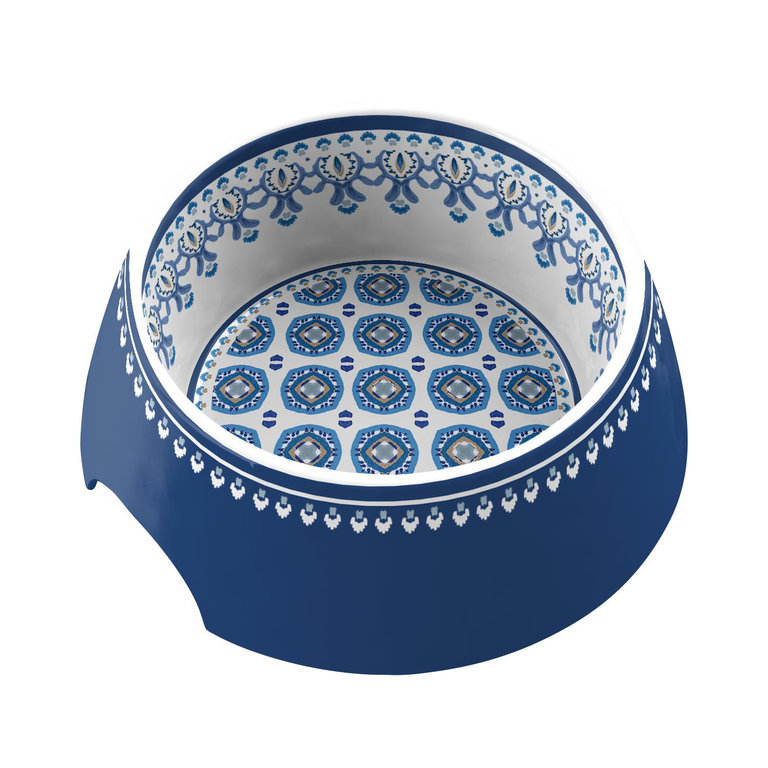 The Toutou Gamelle Moroccan Indigo Medium