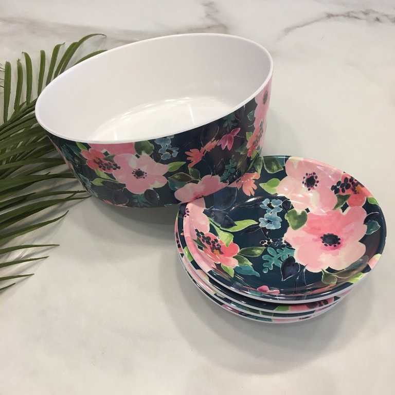 The Toutou Gamelle Floral Mini