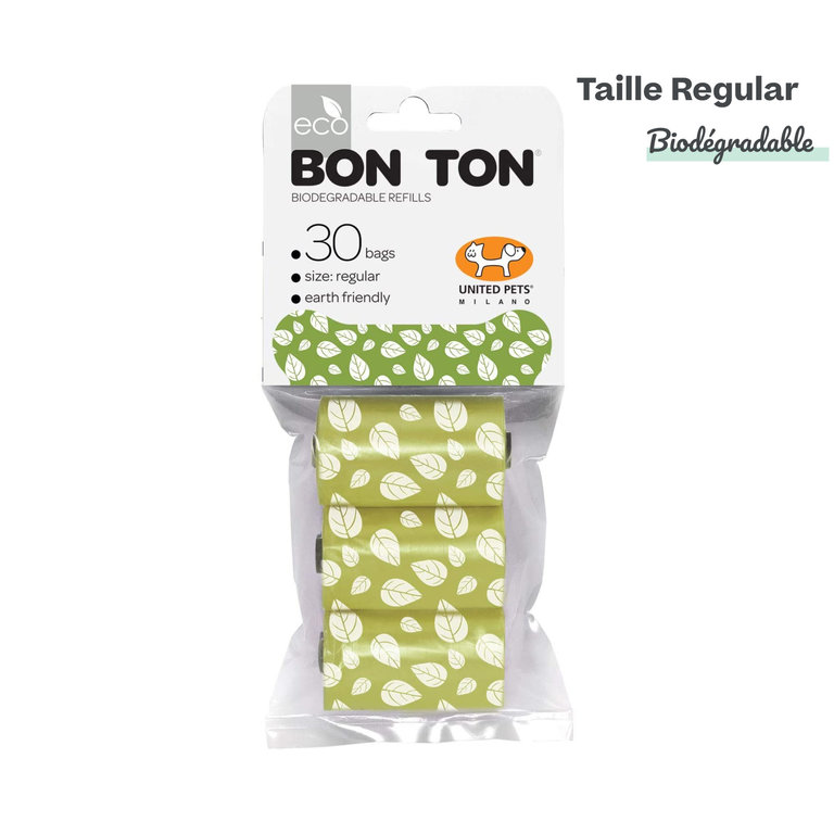 United Pets Sac à Crotte Refill United Pets Bon Ton Regular Vert