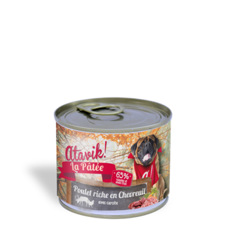 Atavik Nourriture Pâté Atavik Poulet, Chevreuil & Carotte