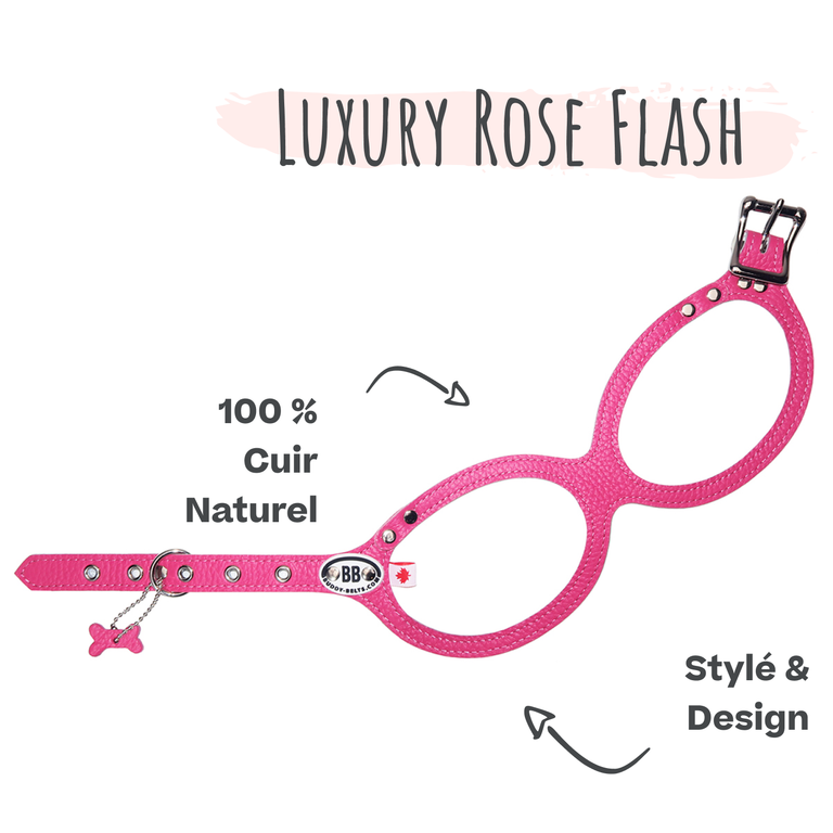 Harnais Buddy Belts Luxury Rose Flash