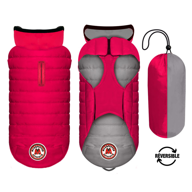 Milk & Pepper NEW - Manteau Milk & Pepper Nordik Réversible Fushia / Perle