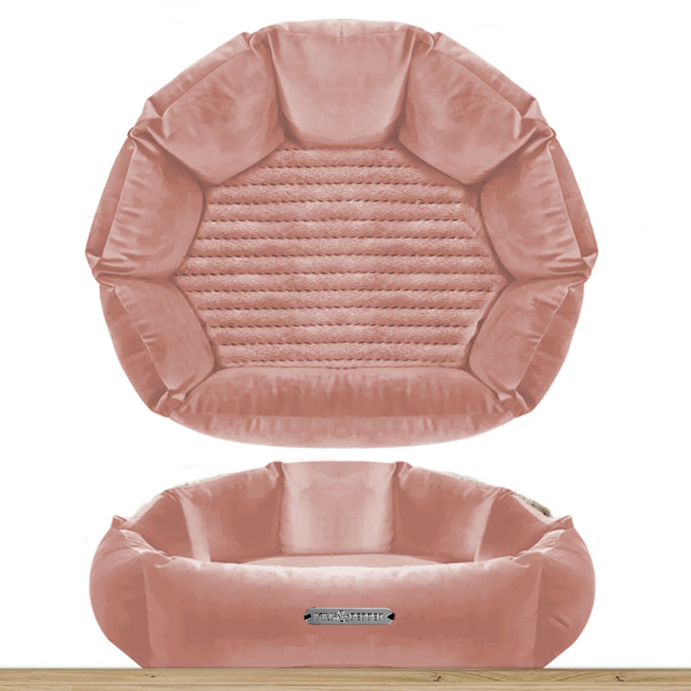 Milk & Pepper Panier Milk & Pepper Montmartre Rose Sofa Coquille