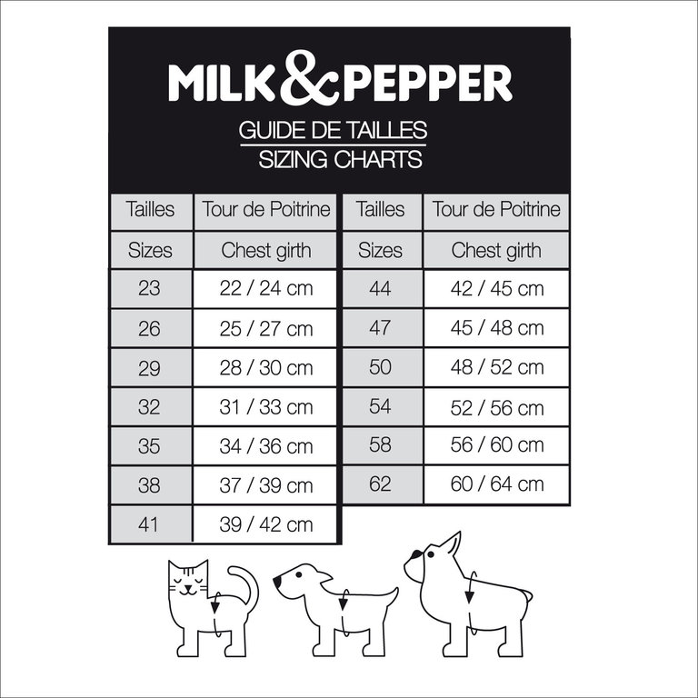 Milk & Pepper NEW - Harnais Milk & Pepper Erwan Marine