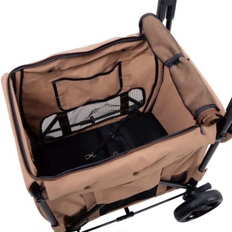 Ibiyaya EXCLU WEB - Charriot Ibiyaya Gentle Giant Pet Wagon Beige