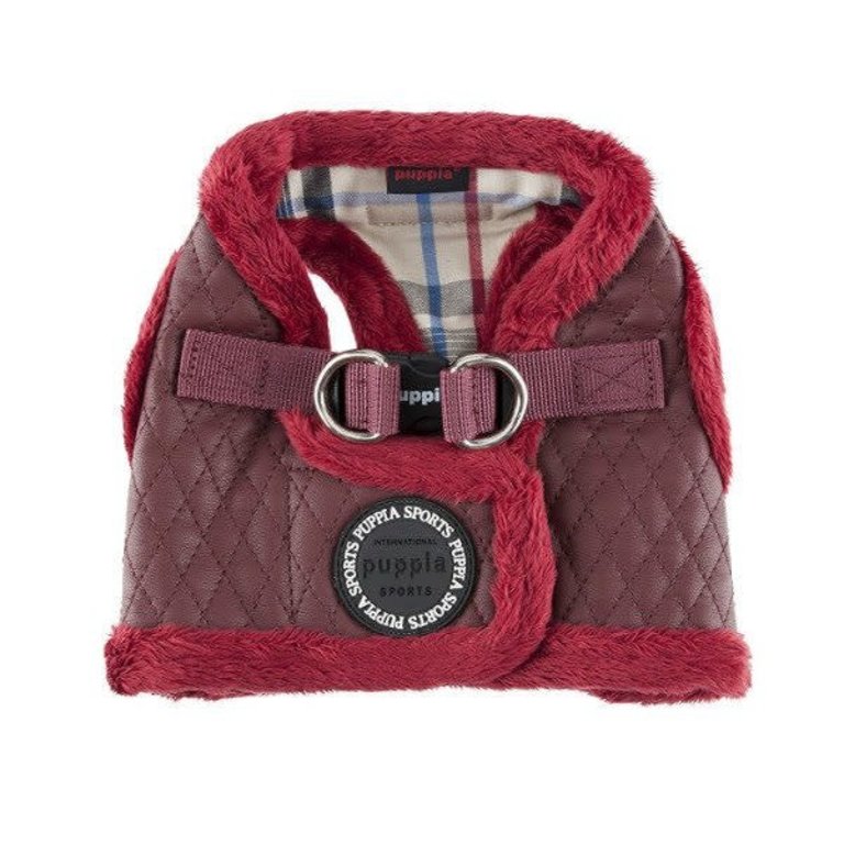 Puppia NEW - Harnais Puppia Winter B Farren Rouge