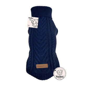 The Toutou NEW - Pull en Laine Tricot Marine Zeus The Toutou NEW - Pull en Laine Tricot Marine Zeus