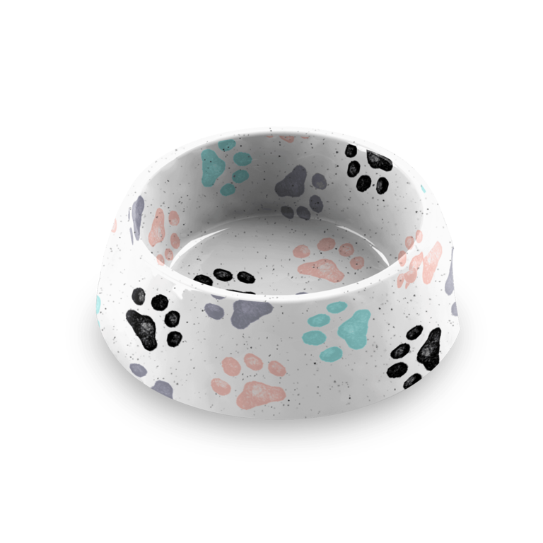 The Toutou Gamelle Retro Paw Print