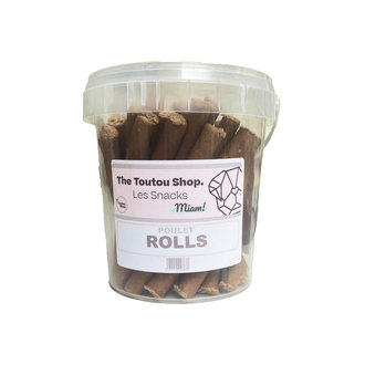 The Toutou Snack Toutou en Pot Poulet Rolls 450gr The Toutou Snack Toutou en Pot Poulet Rolls 450gr