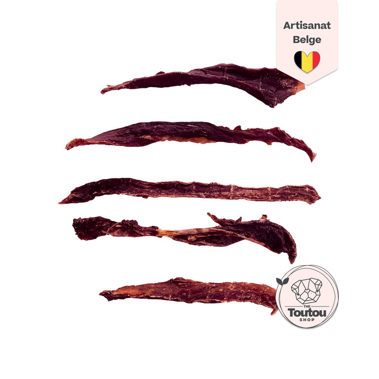 The Toutou Snack Toutou Tendon de Boeuf 100% Naturel100 Gr