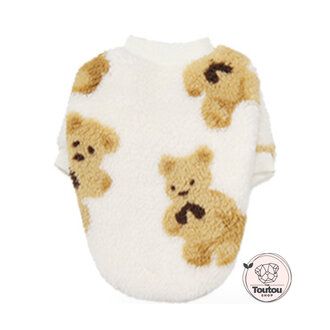 The Toutou NEW - Pull Teddy The Toutou® Blanc The Toutou NEW - Pull Teddy The Toutou® Blanc
