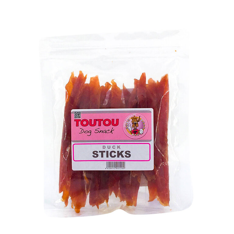 The Toutou Snack Toutou en Sachet Canard Sticks 100gr