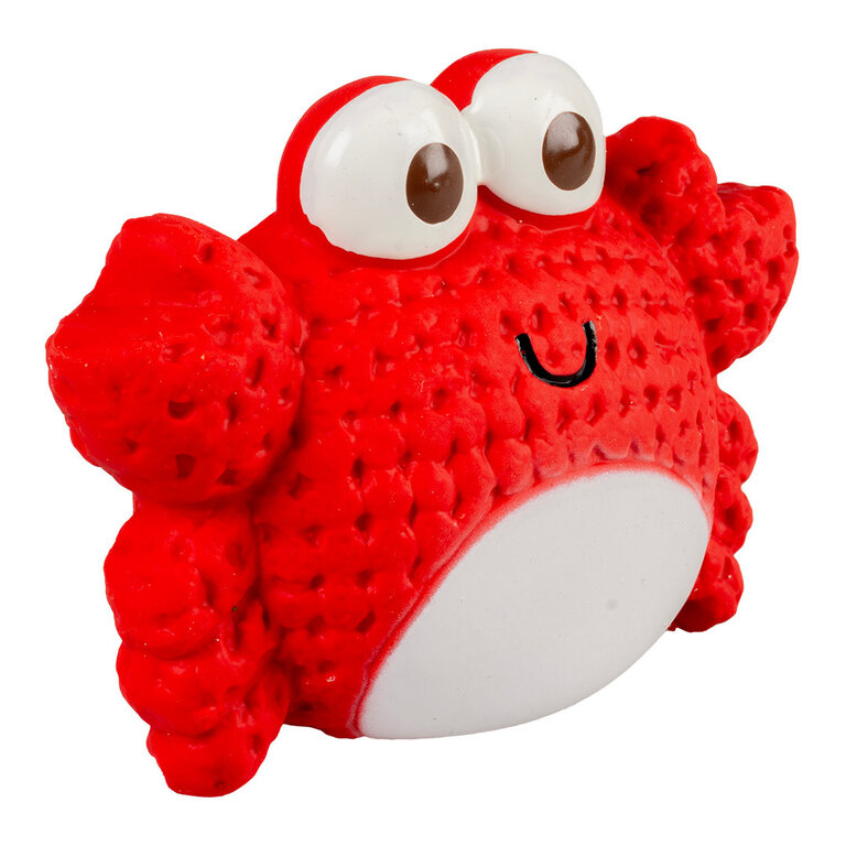 Jouet Duvo Latex Crabe Rouge