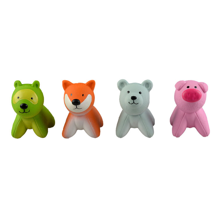 Jouet Duvo Latex Renard Cochon Chien Ours