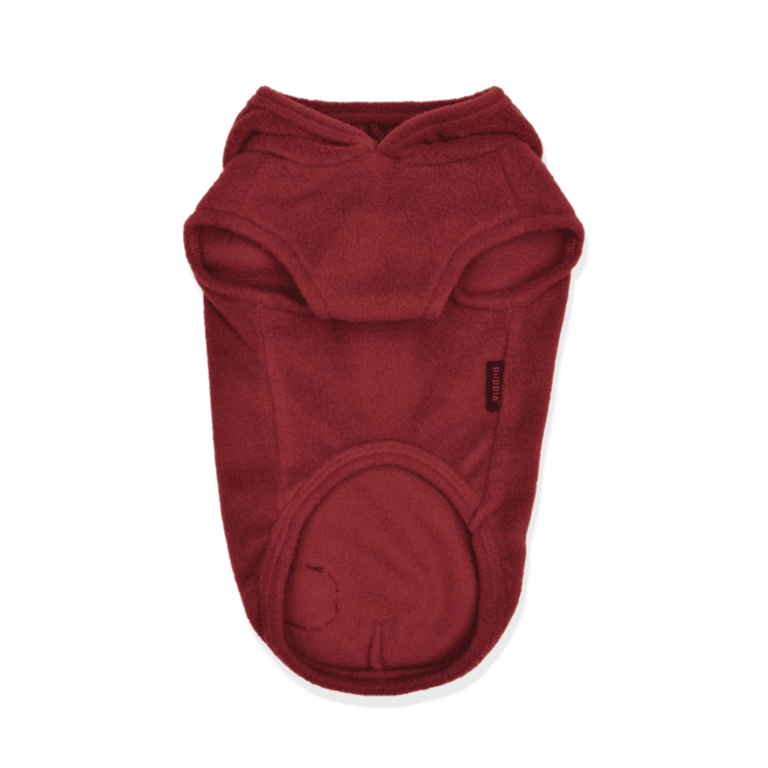 Puppia Pull en polaire Puppia Zuko Bordeau