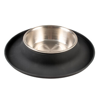 Gamelle avec Bord Anti-éclaboussure Caoutchouc et Acier Inoxydable 420 ml Gamelle avec Bord Anti-éclaboussure Caoutchouc et Acier Inoxydable 420 ml