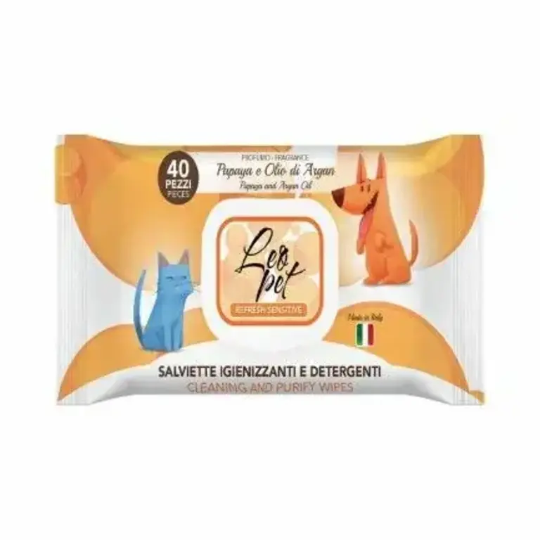 Leopet Lingette Leopet Papaye et Huile d'Argan