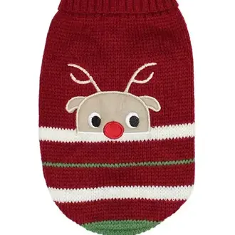 Parisian Pet Pull en Maille Renne