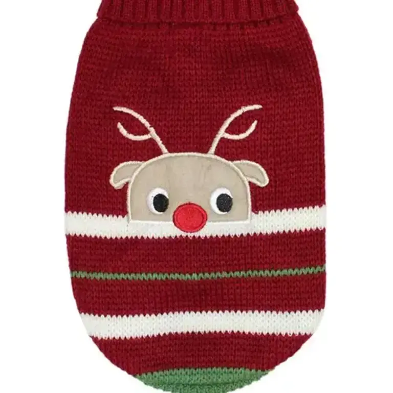Parisian Pet Pull en Maille Renne