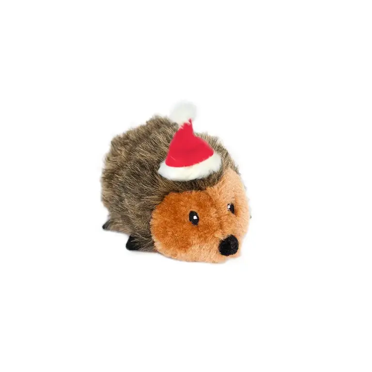 ZippyPaws Jouet Peluche Hérisson de Noël