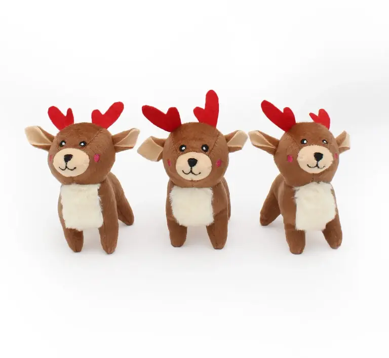 ZippyPaws Jouet Peluche Trio Rennes