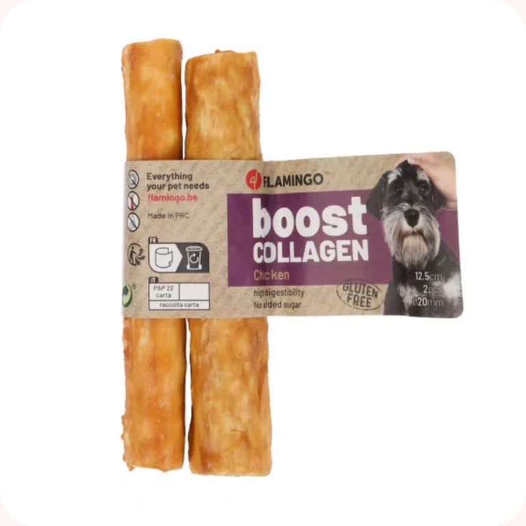 Flamingo Friandise Bâton Collagène et Poulet