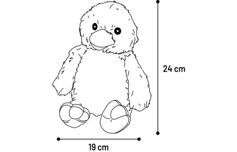 Flamingo Jouet Peluche Canard Blanc
