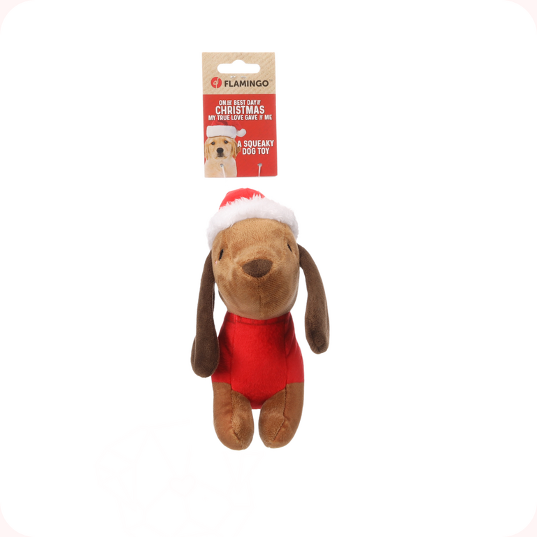 Flamingo Jouet Peluche Teckel Marron Noël