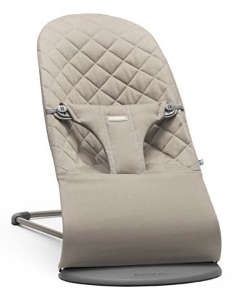 BabyBjörn Bouncer Bliss Sand gray Cotton