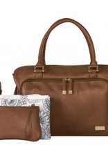 Isoki Double Zip Satchel Chestnut Redwood Verzorgingstas