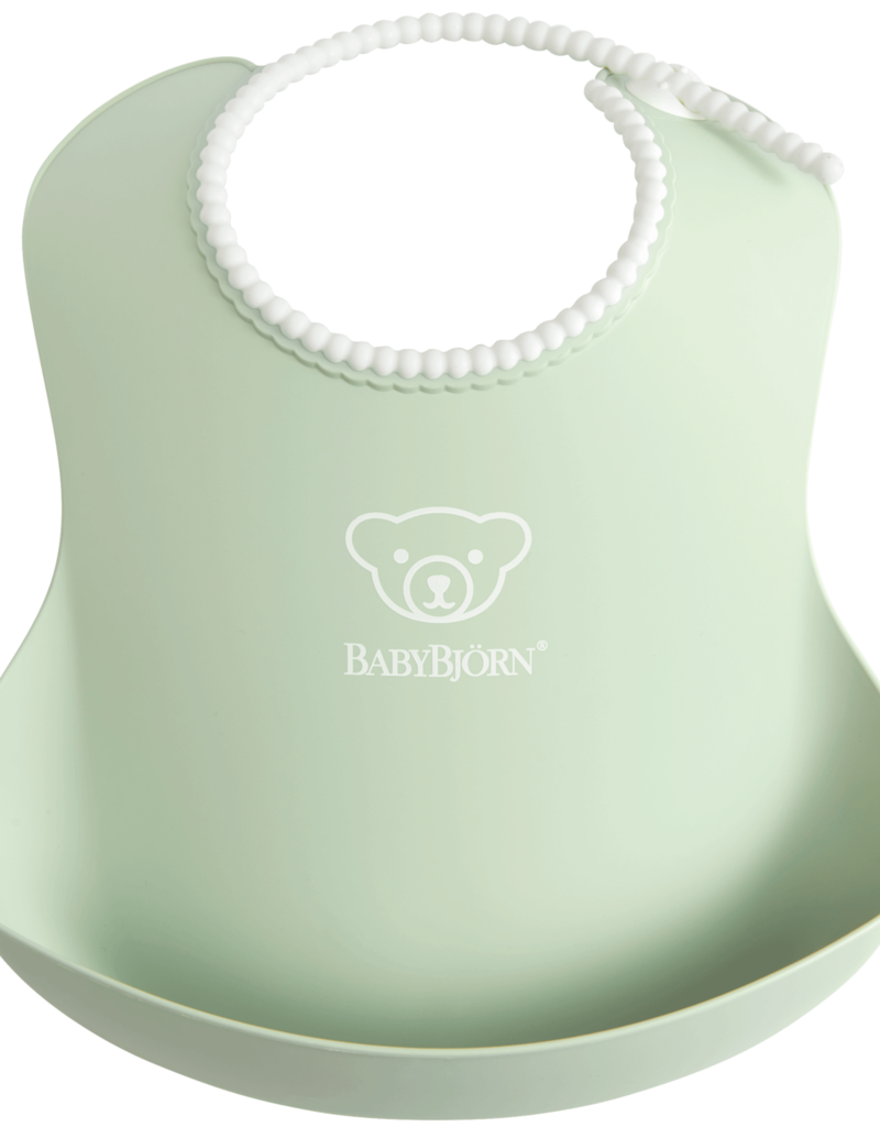 BabyBjörn 2 bavoir avec poche - Vert & rose pastel