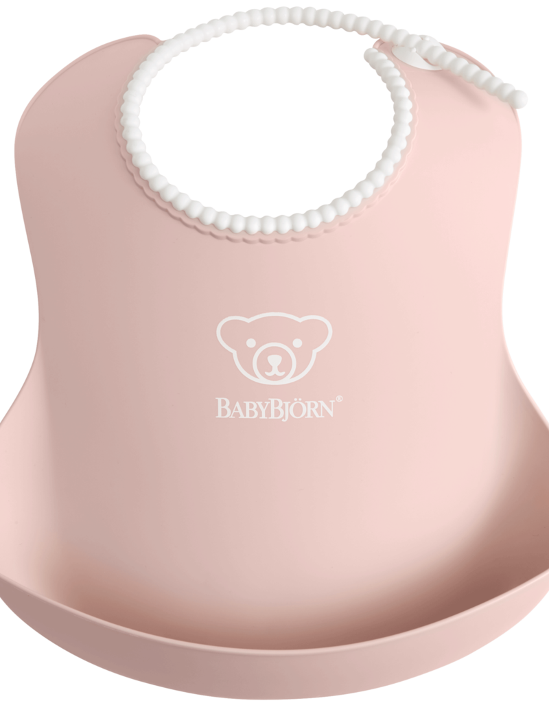 BabyBjörn 2 bavoir avec poche - Vert & rose pastel