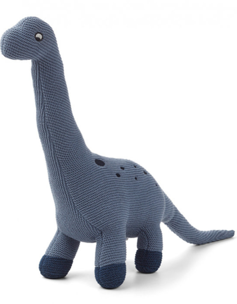 Liewood Brachio Dino Knit Teddy - Blue wave